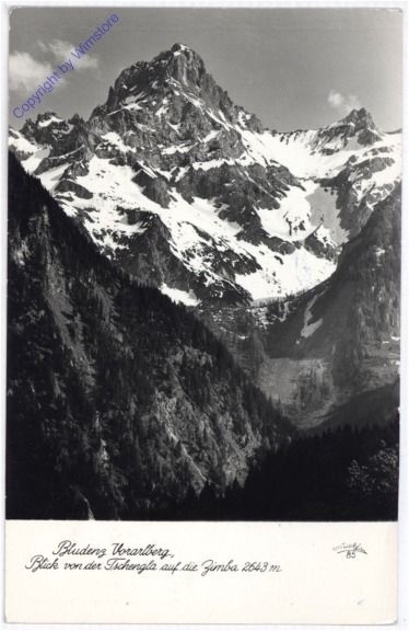 ak184519 Bludenz, Blick von der Tschengla auf die Zimba