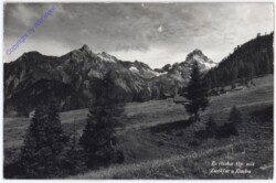 Bludenz, Burtscha Alpp mit Zwölfer und Zimba