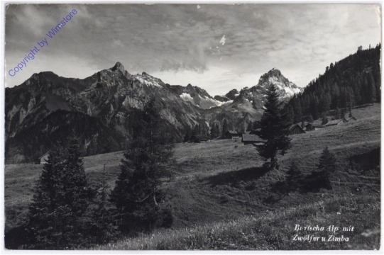 ak184520 Bludenz, Burtscha Alpp mit Zwölfer und Zimba