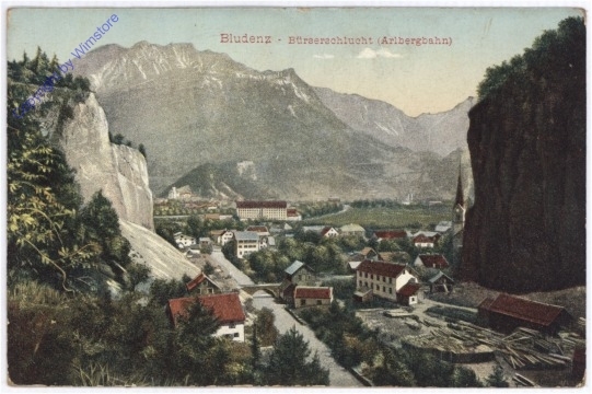 ak184524 Bludenz, Bürserschlucht