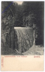 Dornbirn, Rappenlochschlucht, Erster Wasserfall