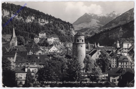 Feldkirch, mit Gurtisspitze