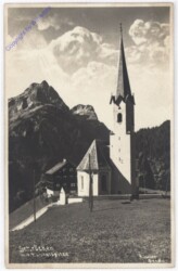 Schröcken, mit Kanzelspitze