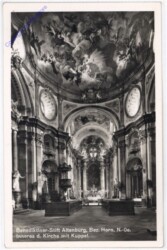 Altenburg bei Horn, Stift, Kircheninneres mit Kuppel