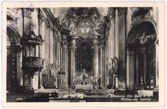Altenburg bei Horn, Stift, Kircheninneres