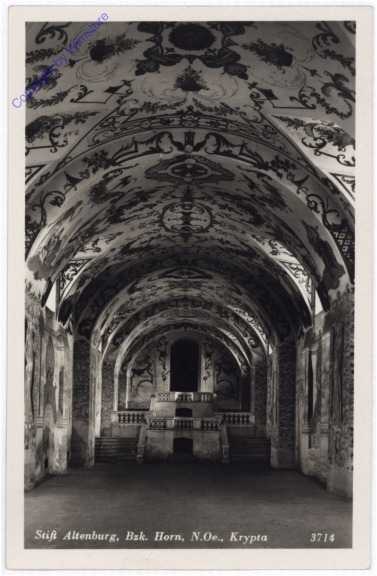 Altenburg bei Horn, Stift, Krypta