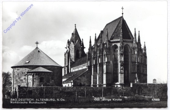 Bad Deutsch Altenburg, Romanische Rundkapelle u. 1000jährige Kirche