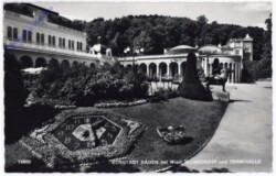 Baden, Blumenuhr und Trinkhalle