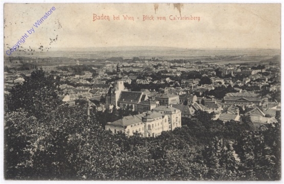 Baden, Blick vom Calvarienberg