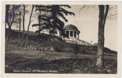 Baden, Kurpark mit Beethoven-Tempel