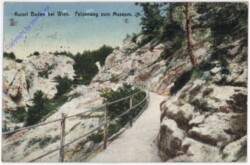 Baden, Felsenweg zum Museum