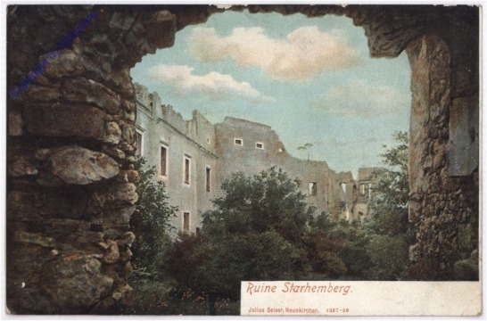 Dreistetten, Ruine Starhemberg