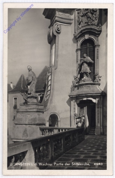 Dürnstein, Partie der Stiftskirche