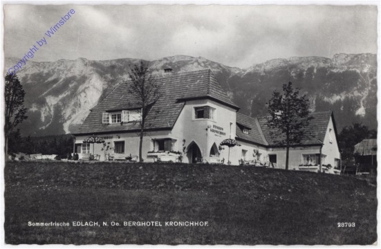 ak184934 Edlach, Berghotel Kronichhof