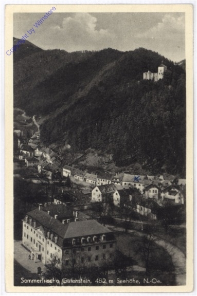 ak185092 Gutenstein, Ortsansicht