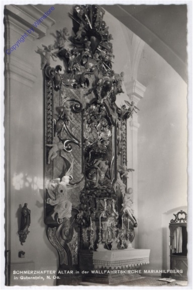 ak185108 Gutenstein, Wallfahrtskirche Mariahilfberg, Schmerzhafter Altar