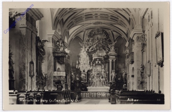 ak185133 Gutenstein, Wallfahrtskirche Mariahilfberg, Altar