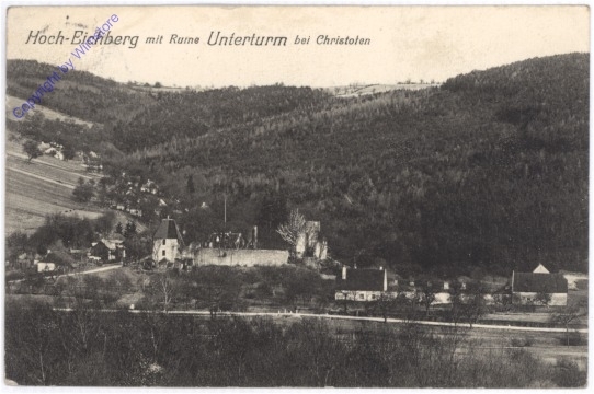 ak185248 Hocheichberg, mit Ruine Unterturm