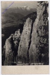 Hohe Wand, Baumgartnerturm mit Schneeberg