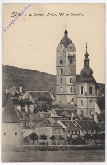 Krems, Ortsansicht Stein