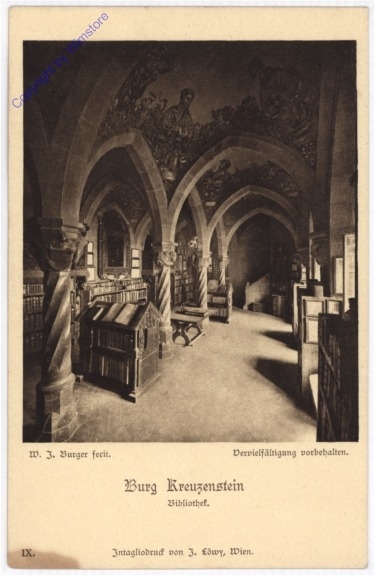 Leobendorf, Burg Kreuzenstein, Bibliothek