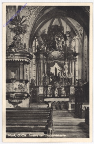 ak185582 Mank, Inneres der Wallfahrtskirche