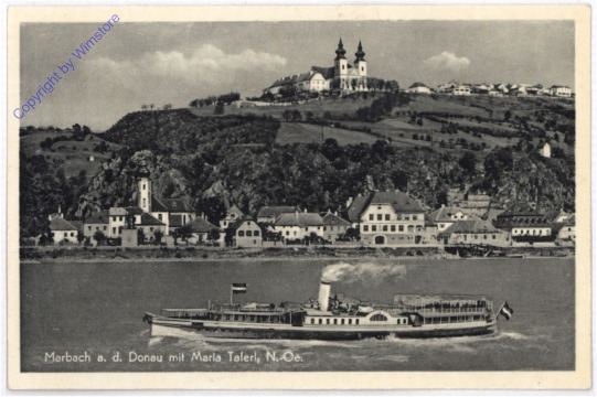 Marbach, Ansicht mit Maria Taferl