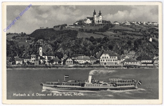 Marbach, Ansicht mit Maria Taferl