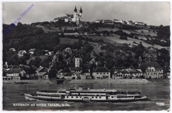 Marbach, Ansicht mit Maria Taferl