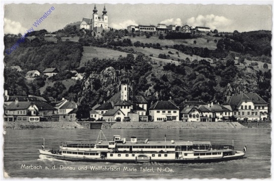 Marbach, Ansicht mit Maria Taferl