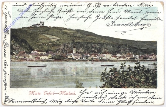 Marbach, Ansicht mit Maria Taferl