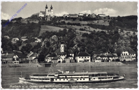 Marbach, Ansicht mit Maria Taferl