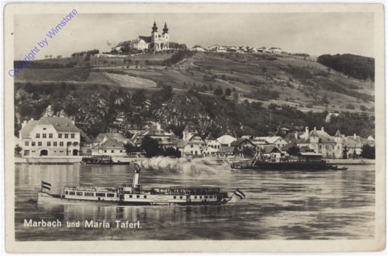 Marbach, Ansicht mit Maria Taferl