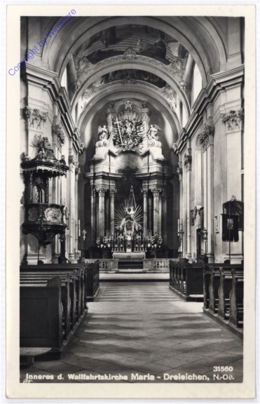Maria Dreieichen, Wallfahrtskirche, Inneres
