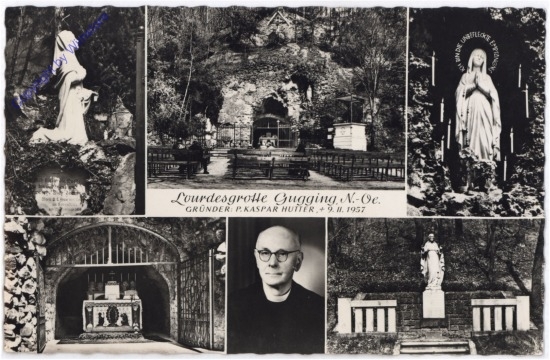 Maria Gugging, Lourdesgrotte, Multiansicht