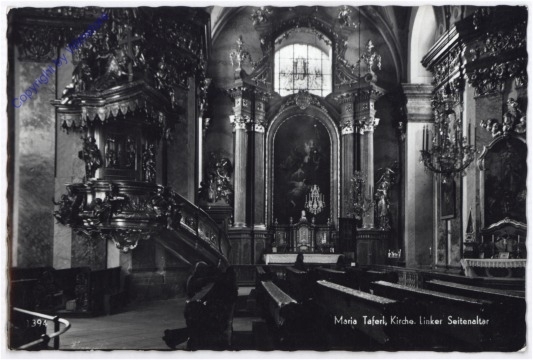 Maria Taferl, Wallfahrtskirche, linker Seitenaltar