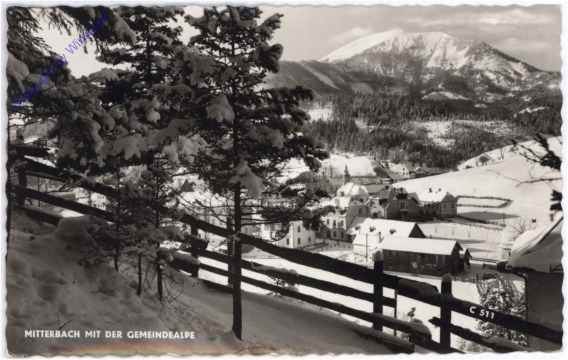 Mitterbach, mit der Gemeindealpe