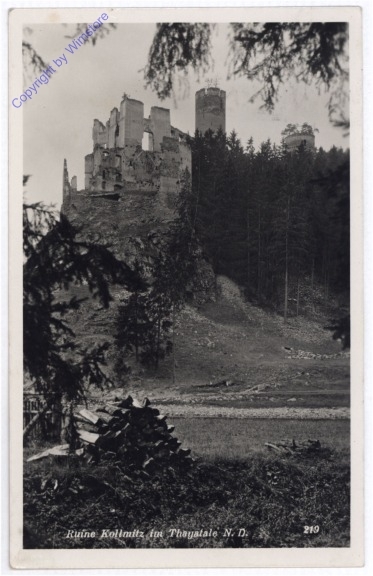 ak186094 Raabs an der Thaya, Ruine Kollmitz