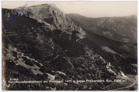 Rax, Naturfreundeschutzhaus am Waxriegel