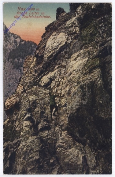 Rax, Große Leiter in der Teufelsbadstube