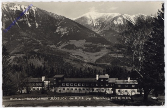 Rax, Kur- und Erholungsheim Raxblick