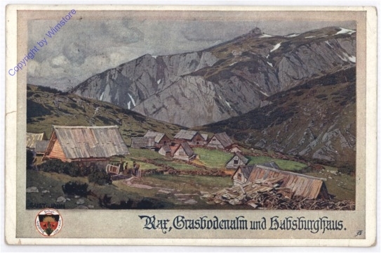 Rax, Grasbodenalm und Habsburghaus