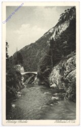 Rax, Hochsteg-Brücke, Höllental