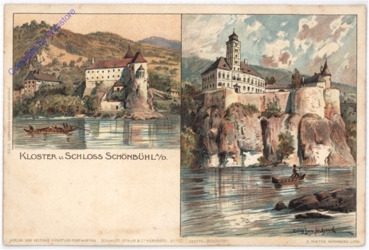 ak186289 Schönbühel, Kloster und Schloss