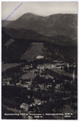 Semmering, Panorama v. Sonnwendstein
