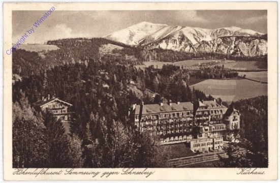 Semmering, gegen Schneeberg