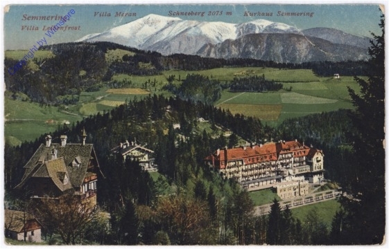 Semmering, Villa Meran, Kurhaus, Villa Leibenfrost