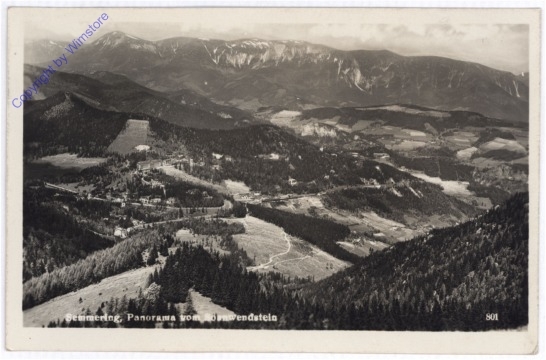 Semmering, Panorama vom Sonnwendstein