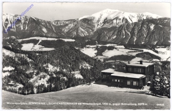 Semmering, Liechtensteinhaus am Hirschenkogel