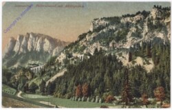 Semmering, Polleruswand mit Adlitzgraben